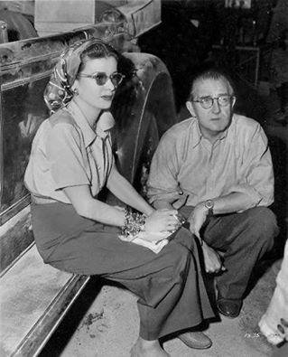 Joan Bennett and Fritz Lang